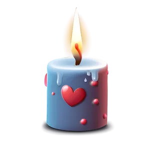 Romantic Valentine's Day Candlelight PNG 06202024