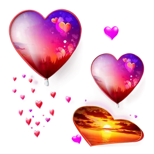 Romantic Valentine's Day Sunset PNG 38 PNG