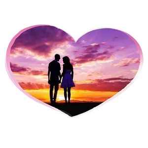 Romantic Valentines Sunset PNG 58 PNG