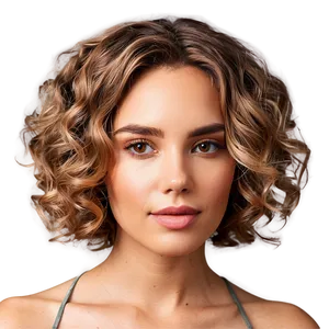 Romantic Wavy Hairdo Png 06272024 PNG image