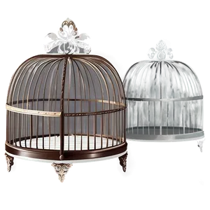 Romantic Wedding Cage PNG Bwa
