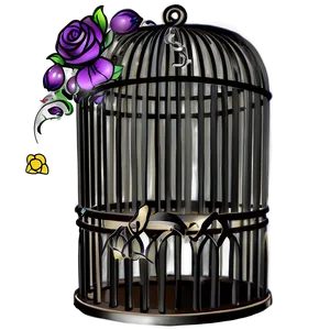 Romantic Wedding Cage PNG Hdf78