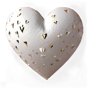 Romantic White Hearts Png Bmh98 PNG image