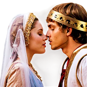 Romeo And Juliet Kiss Png Gey PNG image