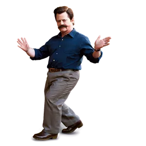 Ron Swanson Dancing Png 73 PNG image