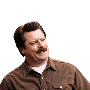 Ron Swanson Laughing Png 91 PNG image