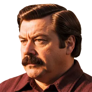 Ron Swanson Woodworking Png 06242024 PNG image