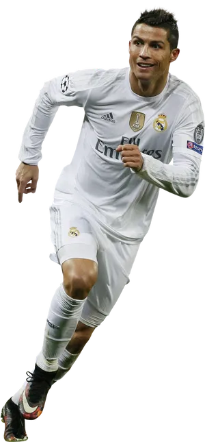 Ronaldoin Action Real Madrid PNG
