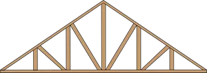 Roof Truss Design Silhouette