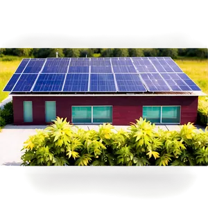 Rooftop Solar Panels Png 06252024 PNG image