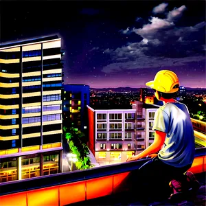 Rooftop View PNG 25