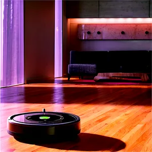 Roomba With Voice Command PNG Utf