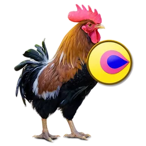 Rooster At Dawn PNG Lfq
