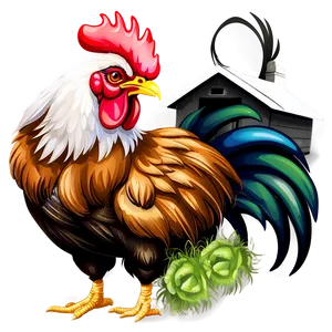 Rooster Farm Logo PNG Ool68