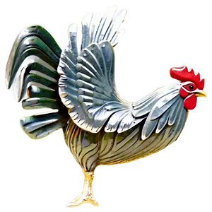 Rooster Weather Vane PNG 30