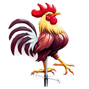 Rooster Weather Vane PNG Iqo