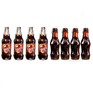 Root Beer In Glass Bottles PNG 23