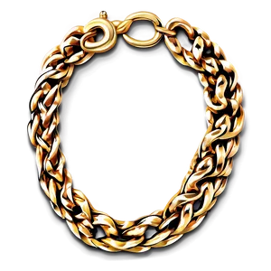 Rope Chain Gold Bracelet PNG 47 PNG