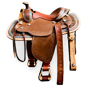 Roping Saddle PNG 56