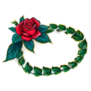 Rose Banner Clipart PNG 32