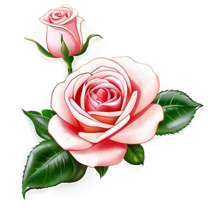 Rose Drawing PNG 04292024