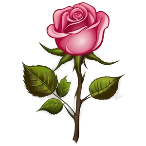 Rose Emblem Clipart PNG Dis69 PNG