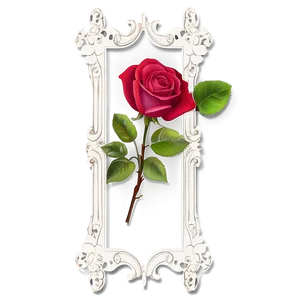 Rose Frame Clipart PNG Rbw42 PNG