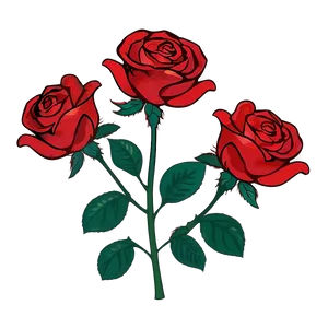 Rose Garden Clipart PNG 06272024