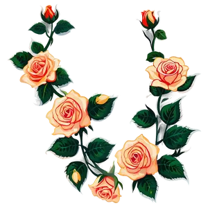 Rose Garden Clipart PNG 20