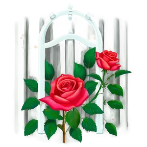Rose Garden Clipart PNG Daj