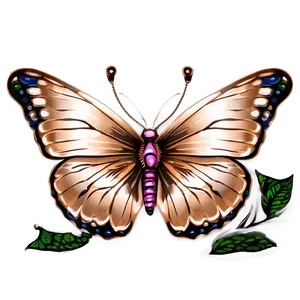 Rose Gold Butterfly Collection PNG 06282024 PNG
