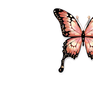 Rose Gold Butterfly Montage PNG 06282024 PNG