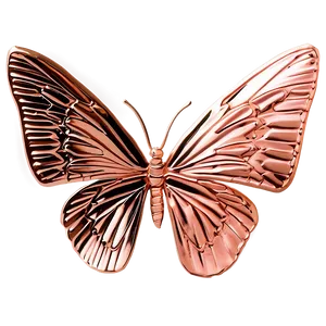 Rose Gold Butterfly Textile PNG 36