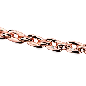 Rose Gold Cuban Link Chain Png Wpl PNG image