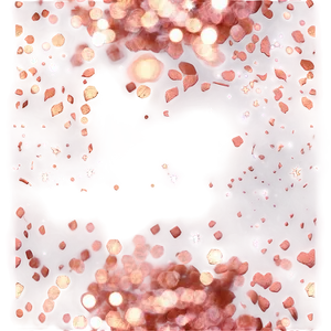 Rose Gold Glitter Bokeh Effect PNG Fqw16 PNG