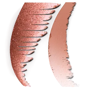 Rose Gold Glitter Brush Strokes PNG Gjr PNG
