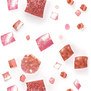 Rose Gold Glitter Confetti PNG Sjj