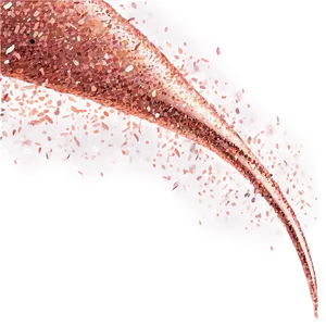 Rose Gold Glitter Explosion PNG 7