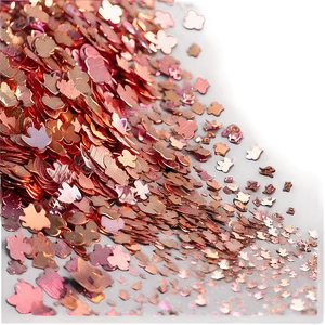 Rose Gold Glitter Flakes Png 06252024 PNG image