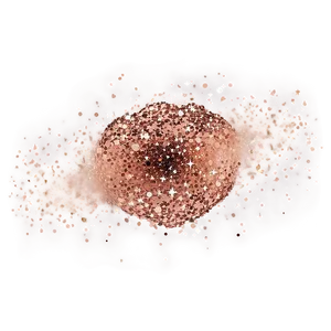 Rose Gold Glitter Galaxy PNG Uif