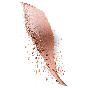 Rose Gold Glitter Splashes PNG 1