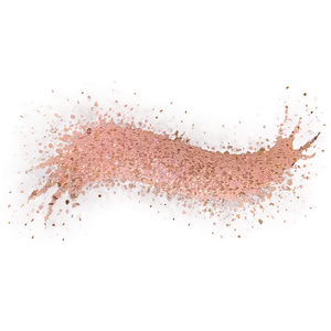Rose Gold Glitter Splashes PNG Cxi
