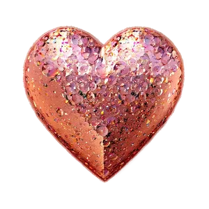 Rose Gold Glitter Valentine Hearts Png Xyi PNG image