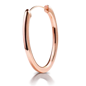 Rose Gold Hoop Earring Png 33 PNG image