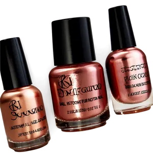 Rose Gold Nail Polish PNG Gix48 PNG