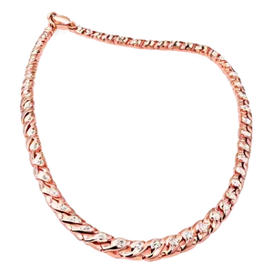 Rose Gold Necklace PNG Igi
