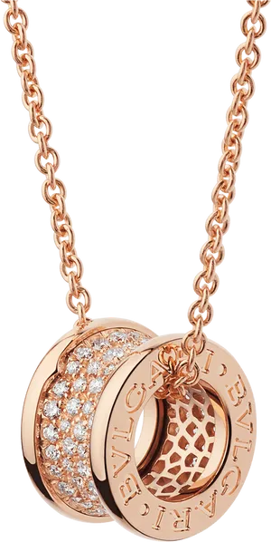 Rose Gold Pendant Necklace