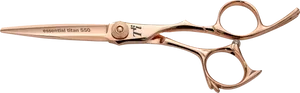 Rose Gold Professional Hairdressing Scissors PNG