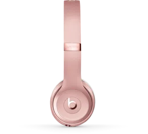 Rose Gold Wireless Headphones PNG image