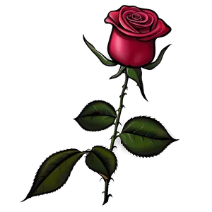 Rose Illustration PNG 56
